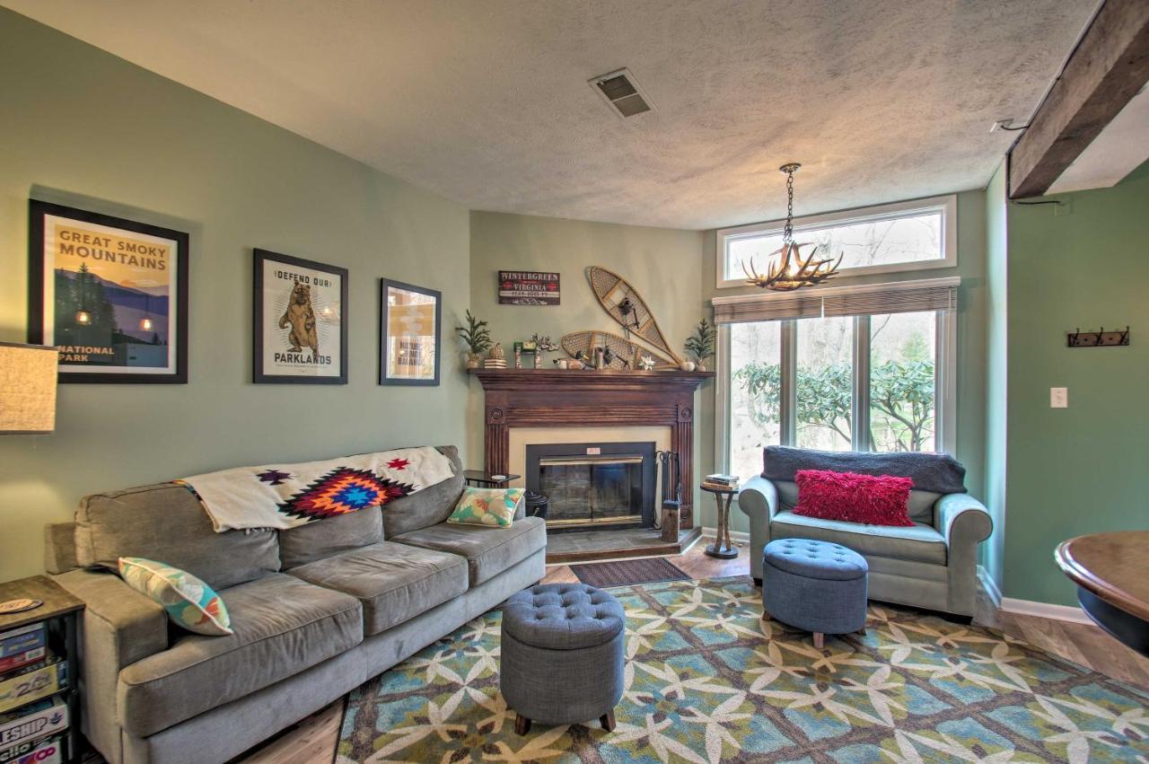 Wintergreen Resort Mountain Condo With Pool Access! Lyndhurst 외부 사진
